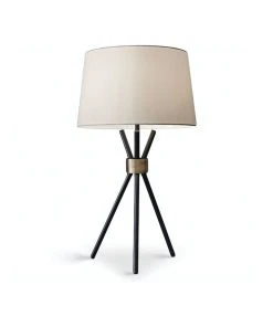 Top 10 β€οΈ Sarantino Metal Tripod Table Lamp With Antique Brass Accent π₯°