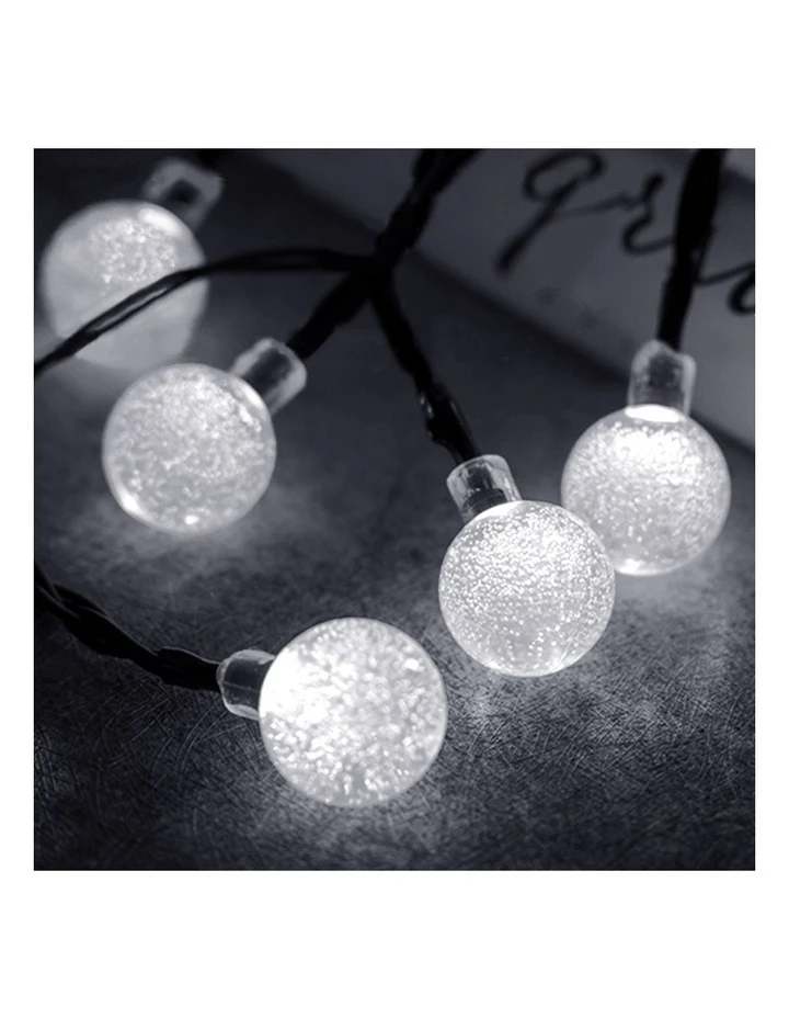 Discount 🧨 Milano Décor Solar Powered Outdoor Festoon Lights White 30 Lights 10003387 ✔️ 3 Discount 🧨 Milano Décor Solar Powered Outdoor Festoon Lights White 30 Lights 10003387 ✔️ - Image 3