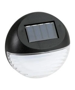 Best deal ⌛ Milano Décor Utmark 8 Pack Round Solar LED Solar Fence Lights Black 👍 -Deals Home Décor Store 890425090 5 720x928