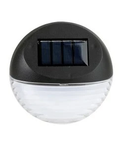 Best deal ⌛ Milano Décor Utmark 8 Pack Round Solar LED Solar Fence Lights Black 👍 -Deals Home Décor Store 890425090 6 720x928