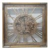 Best deal ⭐ La Florentina Roma Moving Cogs Clock 80cm Gold ✔️