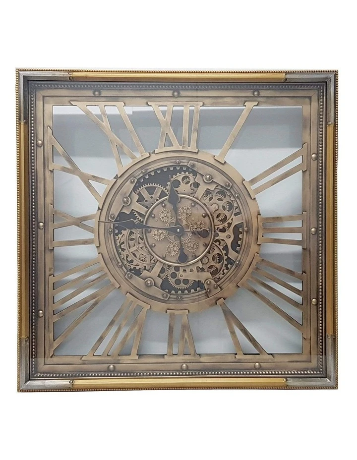 Best deal ⭐ La Florentina Roma Moving Cogs Clock 80cm Gold ✔️ 1 Best deal ⭐ La Florentina Roma Moving Cogs Clock 80cm Gold ✔️
