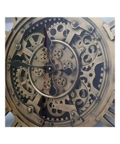 Discount ⌛ La Florentina Venetian Classic Moving Cogs Wall Clock 72cm Gold ⌛ -Deals Home Décor Store 893441170 3 720x928