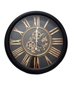 Coupon π La Florentina William Moving Cogs Wall Clock 52cm Black β¨