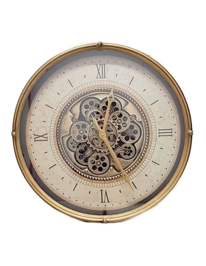 Coupon π La Florentina Compass Moving Cogs Wall Clock 60cm Gold π 1 Coupon π La Florentina Compass Moving Cogs Wall Clock 60cm Gold π