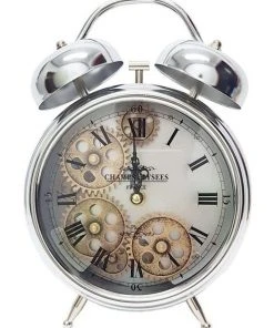 Brand new π La Florentina Madame Argent Alarm Clock Silver π―