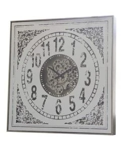 Outlet 🥰 La Florentina Riquier Large Square Persian Mirrored 82cm Clock ⭐ -Deals Home Décor Store 893458900 3 720x928