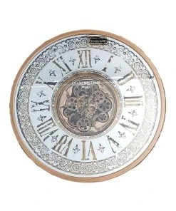 Deals ✔️ La Florentina Persian Moving Cogs Clock Wall Clock Gold ⭐