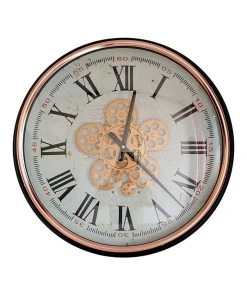Best Pirce π La Florentina Domonique Round Wall Clock Rose Gold βοΈ