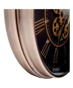 Deals ⭐ La Florentina Hermes Round Wall Clock Rose Gold ✔️ -Deals Home Décor Store 893461060 3 720x928