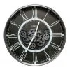 Cheap 👏 La Florentina London Smoke Moving Cogs Wall Clock 55cm Black ⌛