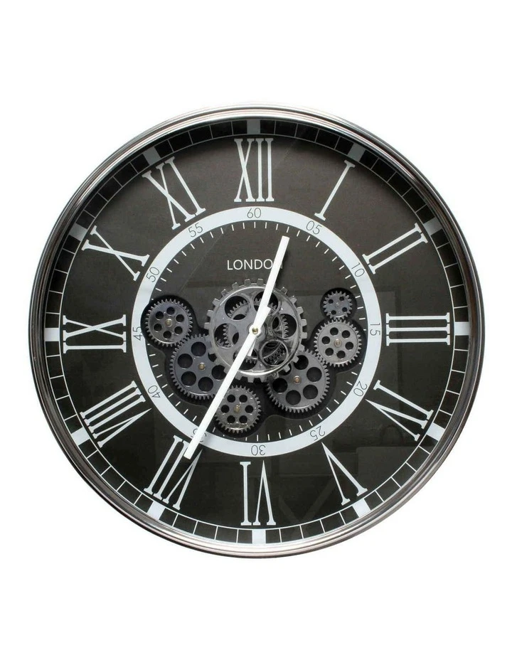 Cheap π La Florentina London Smoke Moving Cogs Wall Clock 55cm Black β 1 Cheap π La Florentina London Smoke Moving Cogs Wall Clock 55cm Black β