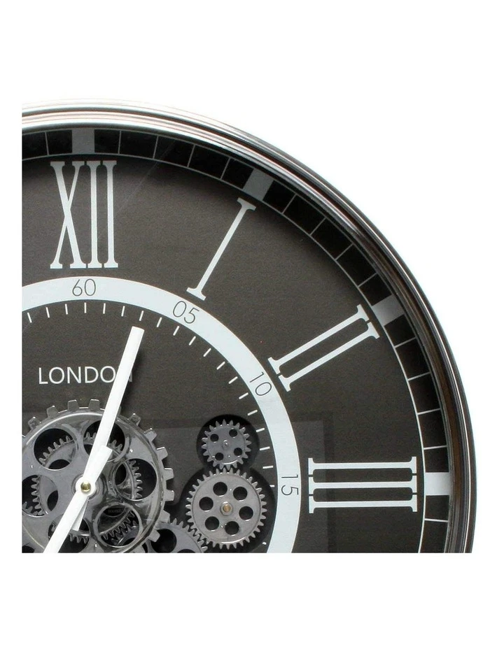 Cheap π La Florentina London Smoke Moving Cogs Wall Clock 55cm Black β 3 Cheap π La Florentina London Smoke Moving Cogs Wall Clock 55cm Black β - Image 3