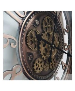 Best reviews of ✨ La Florentina Epoque Round Industrial Moving Cogs Wall Clock Rustic 🔥 -Deals Home Décor Store 893462770 4 720x928