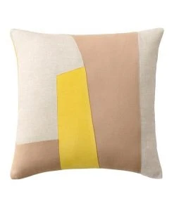 Cheapest 🛒 Sheridan Brevner Square Cushion In Citronelle - 45cm x 45cm 👍