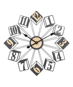 Cheapest 👍 Toki Kenneth 60cm Silent Wall Clock Multicolour ⌛