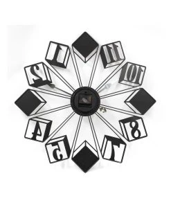 Cheapest 👍 Toki Kenneth 60cm Silent Wall Clock Multicolour ⌛ -Deals Home Décor Store 899407090 3 720x928