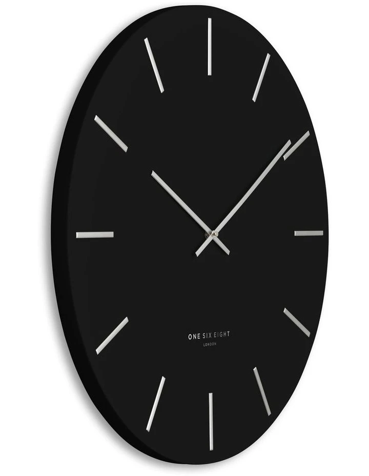 Best Sale π One Six Eight London Luca 40cm Silent Wall Clock Black β 2 Best Sale π One Six Eight London Luca 40cm Silent Wall Clock Black β - Image 2