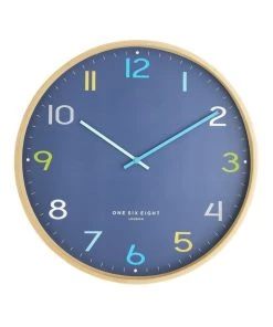 Hot Sale ✔️ One Six Eight London Dream 53cm Silent Wall Clock Navy ✨