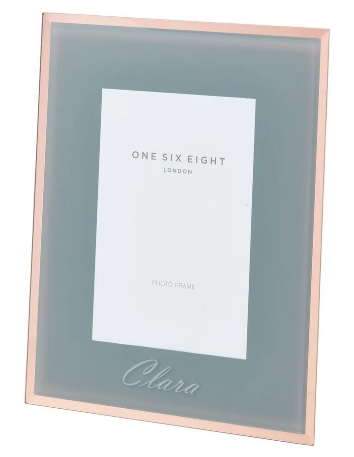 Outlet ⌛ One Six Eight London Glass Photo Frame 10x8 Grey/Rose Gold ✔️ 2 Outlet ⌛ One Six Eight London Glass Photo Frame 10x8 Grey/Rose Gold ✔️ - Image 2