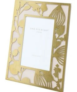 Deals ✔️ One Six Eight London Glass Photo Frame 6x4 Floral ✔️