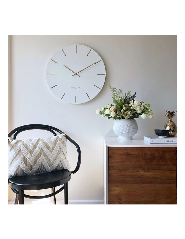 Coupon ⭐ One Six Eight London Luca White 40cm Silent Wall Clock ✔️ 3 Coupon ⭐ One Six Eight London Luca White 40cm Silent Wall Clock ✔️ - Image 3