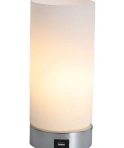 New 🥰 Lightsup Online Julie Cylinder Touch Lamp With USB Port ❤️